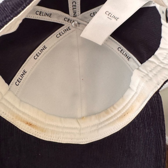 Celine Corduroy Baseball Hat - Picture 4 of 5